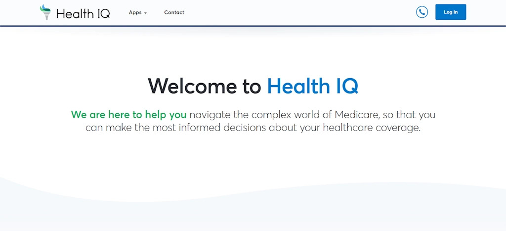 Health IQ homepage, a health insurance company that runs an affiliate program