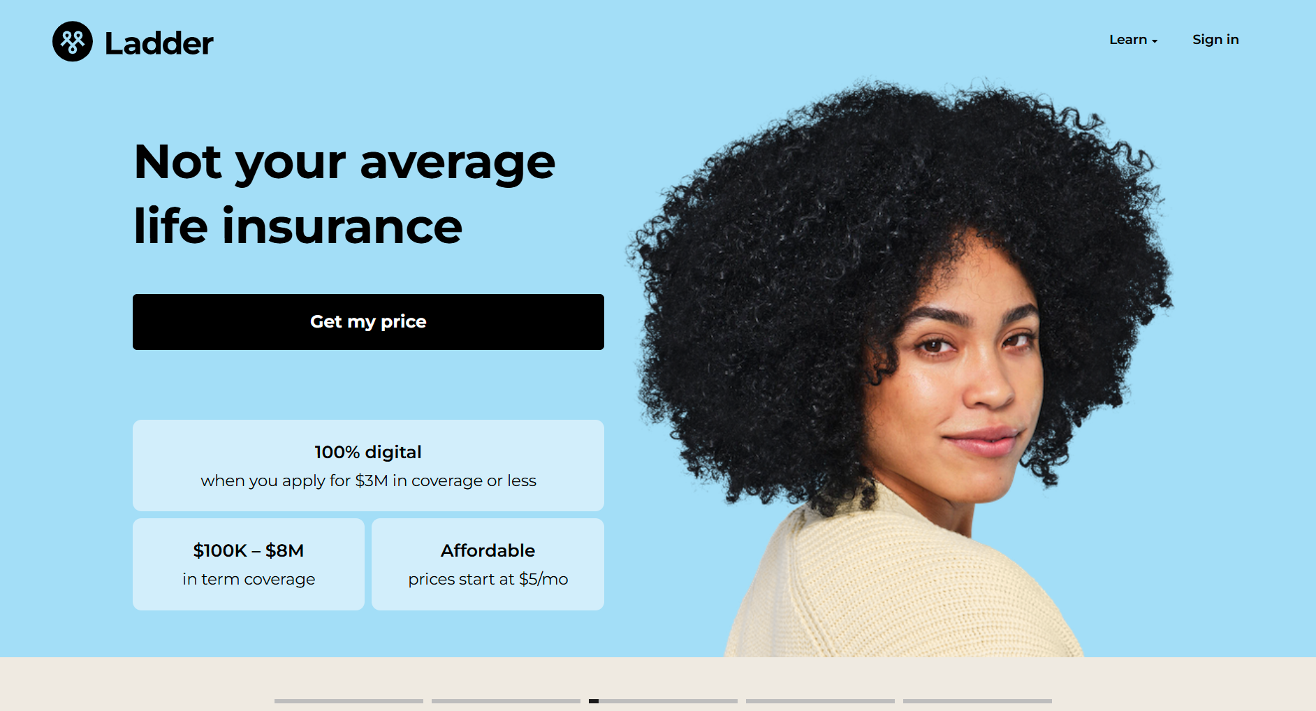 LadderLife homepage