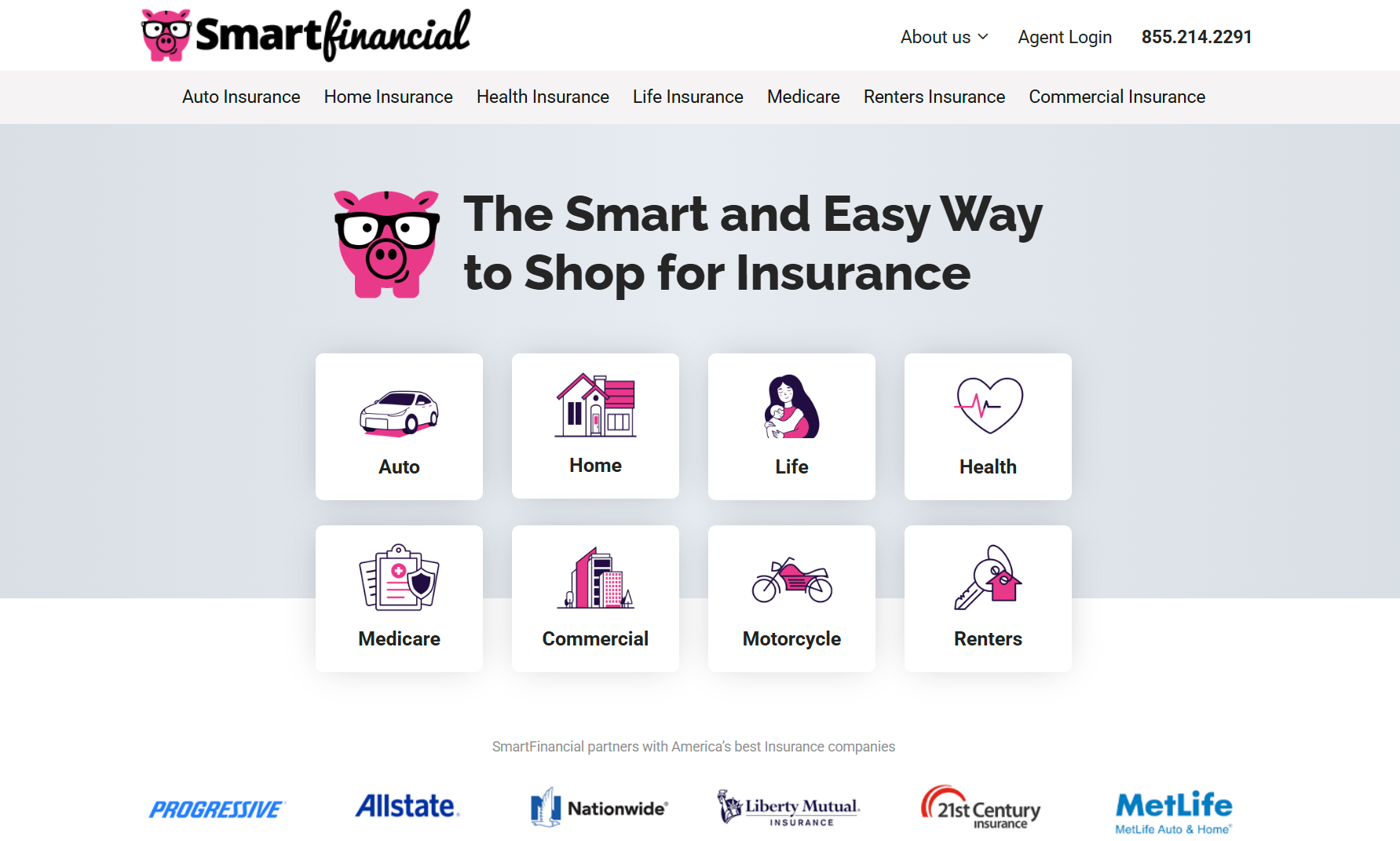 SmartFinancial homepage