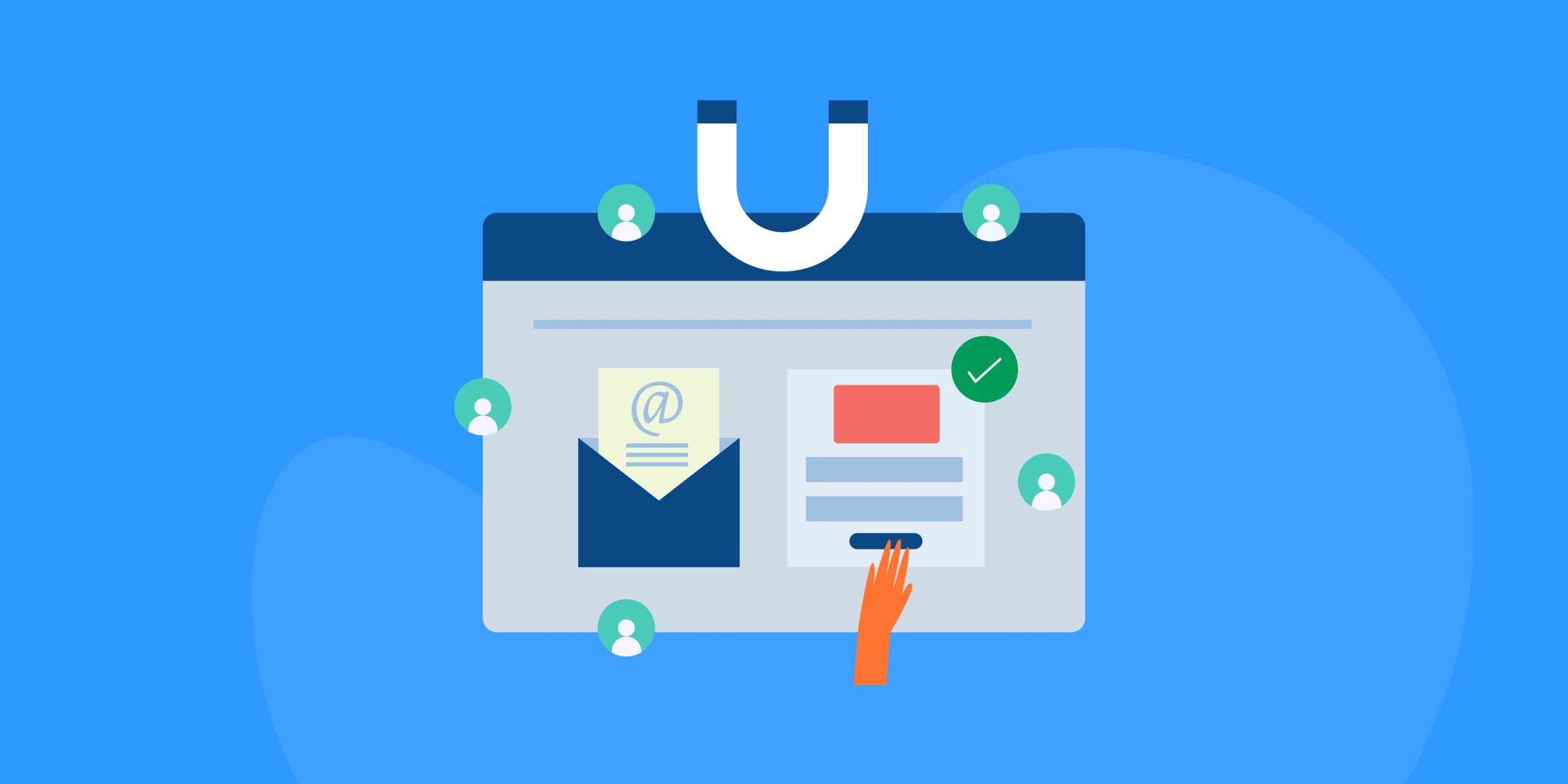 Visualizing a lead magnet used in email affiliate marketing