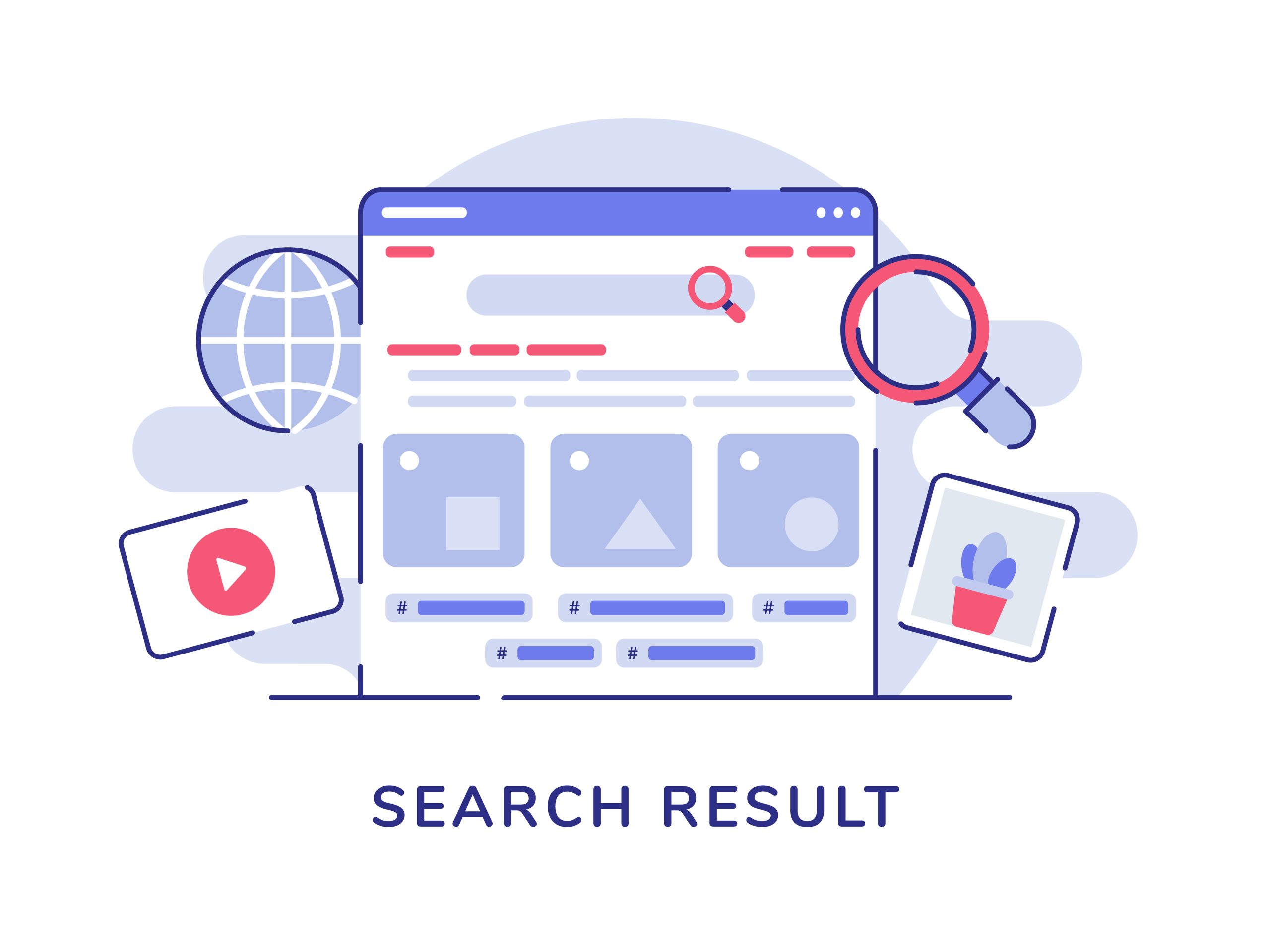 Visualizing a search result page