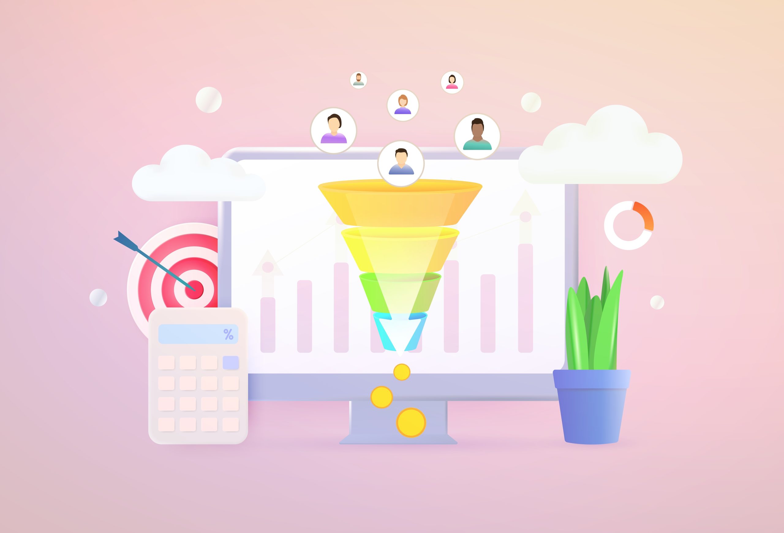 Visualizing the lead generation process, when ToFu leads are becoming MoFu leads