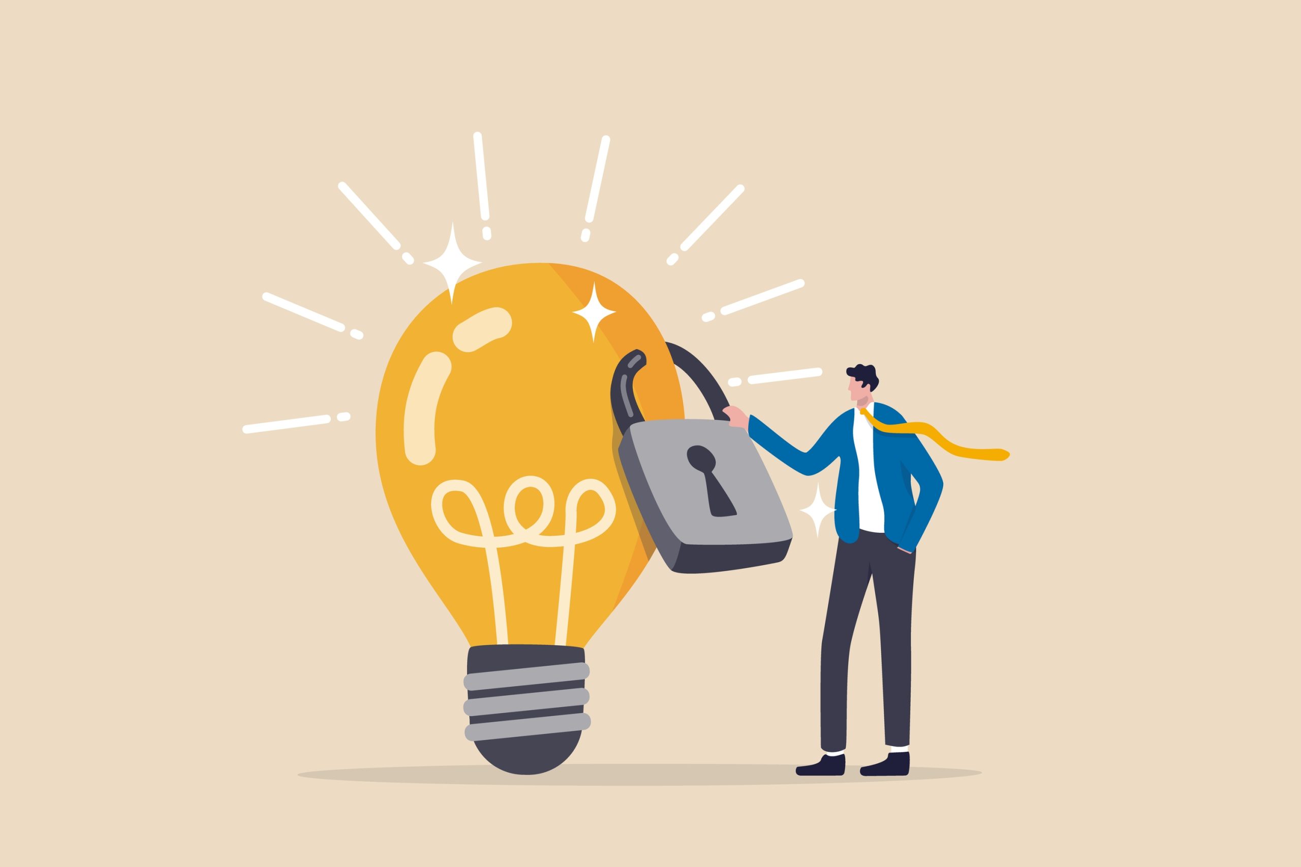 Visualizing the importance of securing your ideas