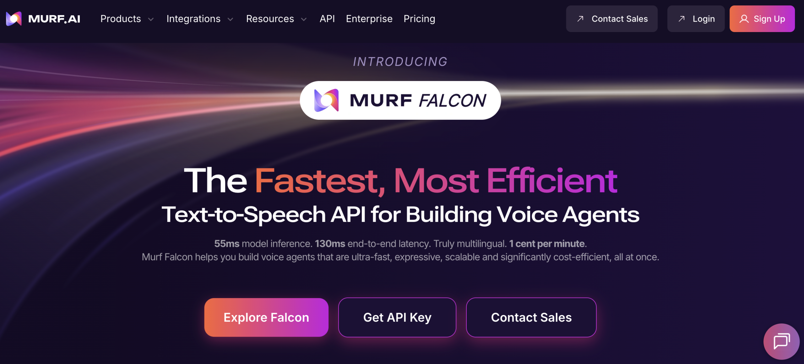 Murf AI main page