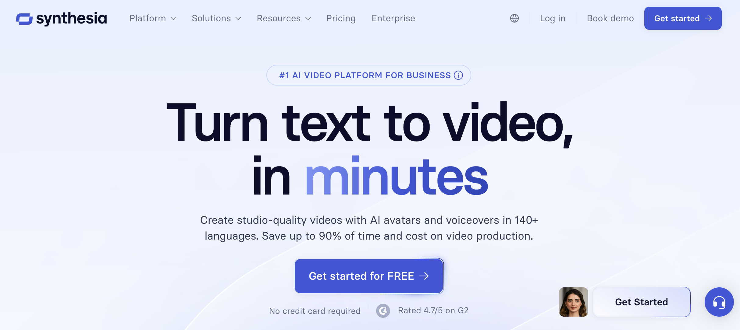 Synthensia main page